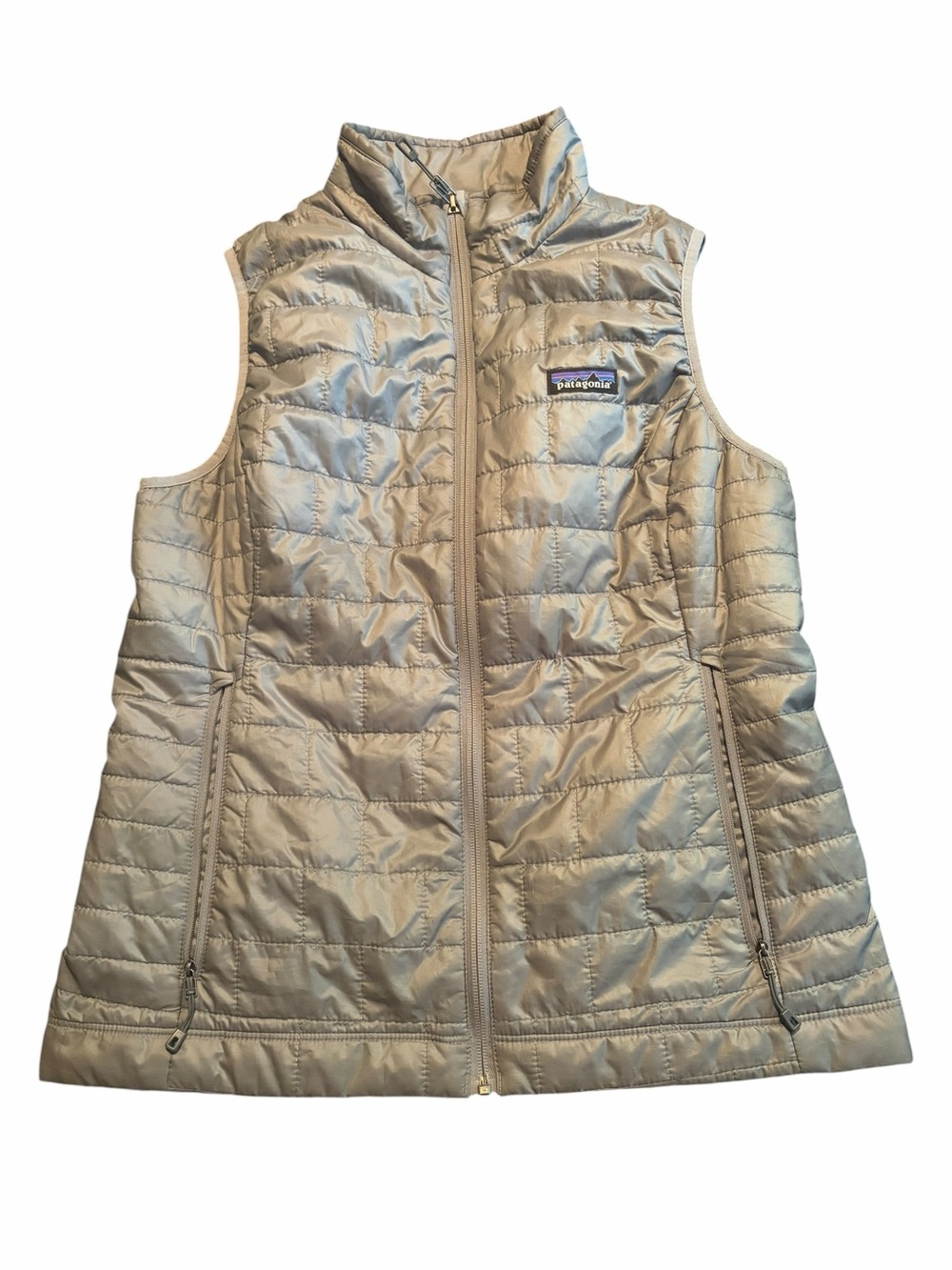 Patagonia nano puff women M grey vest